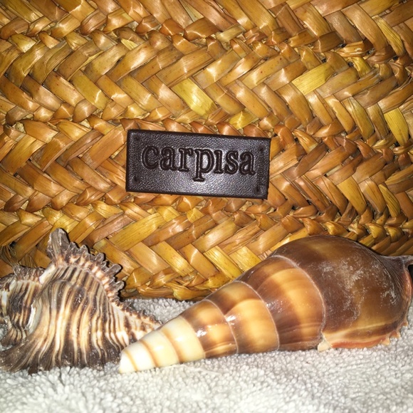 Carpisa Straw Leopard Lined Summer Bag - Picture 3 of 15